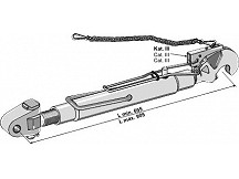 Compl. top-link with swivelling tie-rod Ř25,4