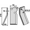 Rotary tine, left model