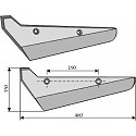 Beet lifter share, left model