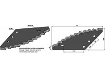 Futtermischwagenmesser - Hartmetall beschichtet