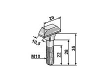 Chain-bolt - Galvanized