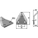 Futtermischwagenmesser