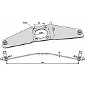 Fixing for rotary mower blades