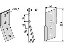 Trencher blade