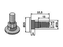 Schraube - M12x1,75