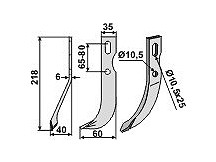 All-purpose blade, left model