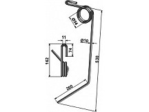 Following tine - right model