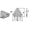 Futtermischwagenmesser