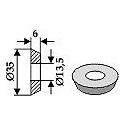 Washer Ř35x6xŘ13,5