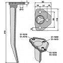 Tine for vibro-harrow