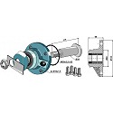 Bearing compl. without cap piece of the bearing