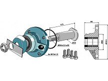 Bearing compl. without cap piece of the bearing