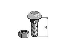 Bolt - M12x1,75x30 - 10.9