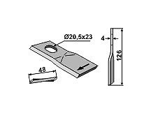 Rotary mower blade