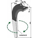 Tine for rotary harrows (DURAFACE) - right model