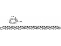 Scraper floor chain - 10x38 - D7