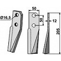 Rotary tine, right model