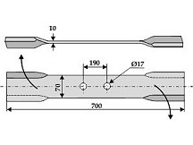 Gedrehtes Messer