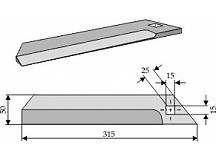 Köpfermesser, links