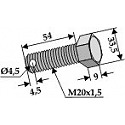 Késcsavar - 10.9