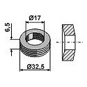 Elastic washer Ř32,5x6,5xŘ17