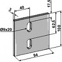 Scraper for packer rolls