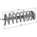 Spiralwalze 1800 - rechte Ausführung