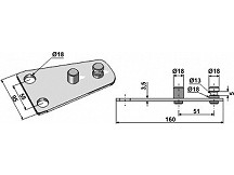 Fixing for rotary mower