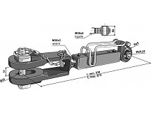 Lifting link forks with tie-rod