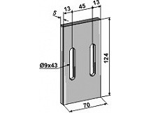 Scraper for packer rolls