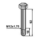 Bolt M12x1,75 - 12.9