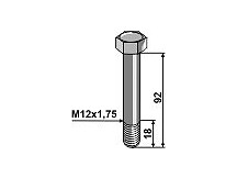 Bolt M12x1,75 - 12.9