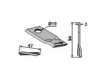 Rotary mower blade