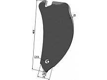 Guideboard - left model - Delta Flex