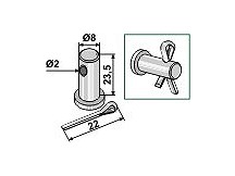 Bolt with split-pin