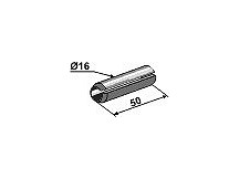 Dowel pin Ř16x50