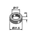 Washer Ř31,5x5xŘ17