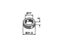 Washer Ř31,5x5xŘ17