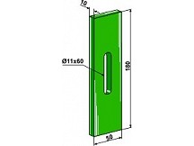 Greenflex Kunststoff-Abstreifer für Packerwalzen