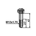 Bolt M12x1,75 - 10.9