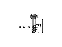 Schraube M12x1,75 - 10.9