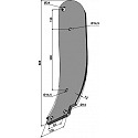 Subsoiling shank, left model