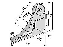 Metall-Säschar, modell Monopill