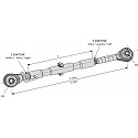 Oberlenker mit 1 1/16" UNF Feingewinde