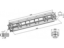 Laposacélpálcás henger - 1495