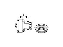 Countersunk hole washer Ř35x6xŘ13,5