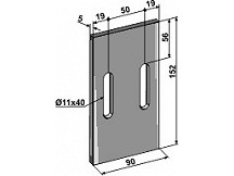 Scraper for packer rolls