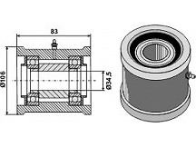 Bearing for Hankmo, compl.