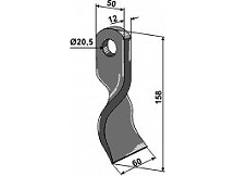 Gedrehtes-Messer