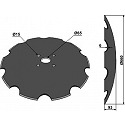 Notched disc Ř660x6